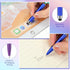 Qilery 30 Pcs Beaded Pens with Stylus Tips, Plastic Beaded DIY Stylus 2-in-1, Black Ink, Office Supplies