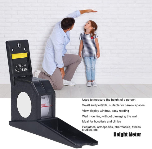 Auniwaig Wall Mounted Height Meter, Stadiometer Growth Stature Meter for Home Use Adult Children