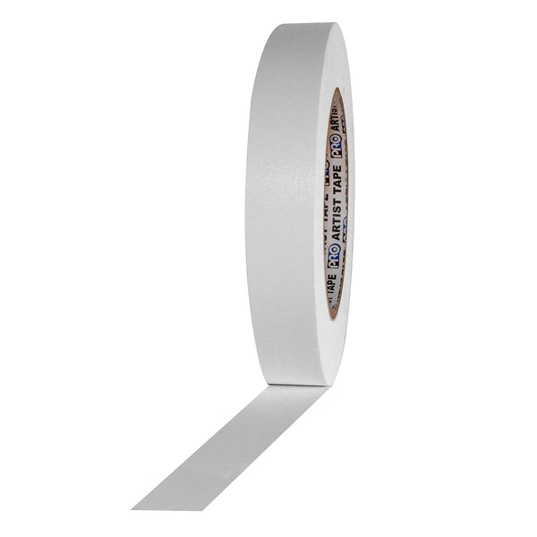 ProTapes Artist Tape Flatback Printable Paper Board Tape, 60 yds x 3/4" Width, White (Pack of 1)
