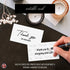 Package Inserts - Thank You For Your Order Business Note Cards, Customer Appreciation Writable Cards, 100 Per Pack