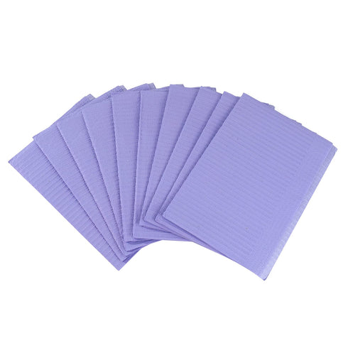 Bibs,125pcs 13 18 inches Disposable Dental X Table Covers Clean Pad,Underpad Hygiene Personal Bib Waterproof Table loth