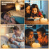 3-Level Dimmable Silicone Elephant Night Light for Kids - & Rechargeable LED Lamp, Touch Control Soft Animal Light