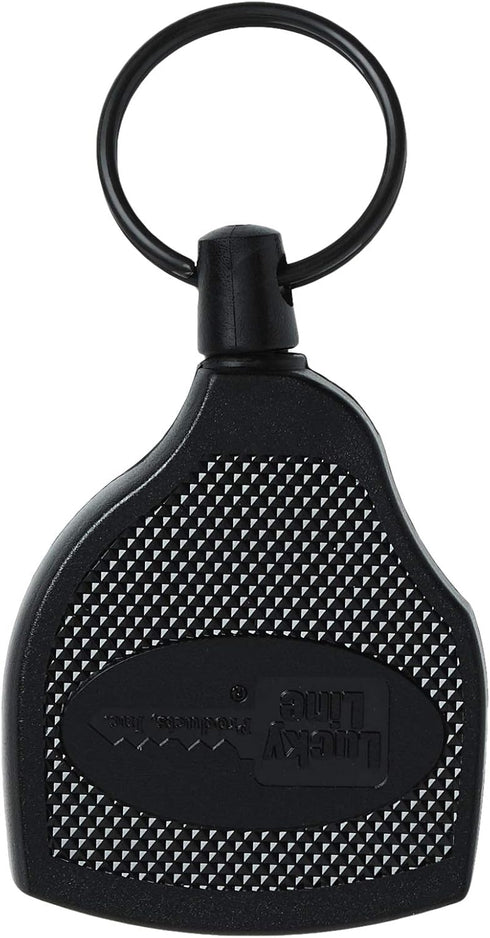 Super 48 Key-Bak Retractable Key Reel, Black, 1 per Card