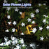 Outdoor Solar Flower String Lights, 50 LED Waterproof Fairy Light Decorations for Christmas Tree Garden Patio Yard