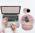 Ergonomic Mouse Pad with Wrist Support - Cute Non-Slip Coffee Coaster for Home Office, Christian Quote