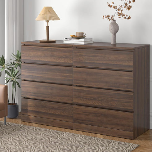 12"x472" CHIHUT Realistic Walnut Wood Grain Contact Paper Peel and Stick Removable Brown Wood Wallpaper for Kitchen