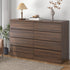 12"x472" CHIHUT Realistic Walnut Wood Grain Contact Paper Peel and Stick Removable Brown Wood Wallpaper for Kitchen