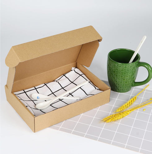 PHAREGE 9x6x2 inch Shipping Boxes - Bulk 25 Pack Brown Tab Lock Tuck Top Mailer Boxes for Small Business Packaging
