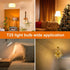 3.39 Inch E12 T6 Bulb Dimmable, 4 Pack T6 Bulb 4W 40W 2700K, T6 Bulb Vinaco LED Candelabra LED Equal. Warm White Clear