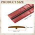 6.56 1.97" uxcell T-Molding Transition Strips, ft x (L x W) PVC Floor Flat Divider Strip Self Adhesive Vinyl Flooring
