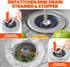 3-1/2'' Kitchen Sink Drain Strainer - Upgraded Kitchen Sink Stopper,Sink Stopper Kitchen Drain,Stainless Steel Drain