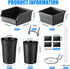 64 Pieces Pegboard Bins with Hooks and Loops - Organizer Accessory for Tools Storage Office Workshop Garage