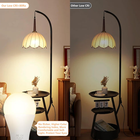 MXhme Bulbs 800LM 9W (60W Bulb,Dim,1800K-6500K,E26,2.4G,Warm Bulb Decor,2Bulb&1Remote Amber Sleep Light with Remote