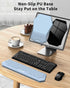 abc.mat Set, Ergonomic Mouse Pad and Keyboard Wrist Rest Support Massage Design Mousepad for Carpal Tunnel Pain Relief