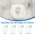 FORYEE Portable Folding Toilet Seat for Kids, Travel Potty Training Helper, Training Urine Anti Slip Toilet Seat Cover