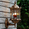 Rustic Wall Light Fixtures, Antique Bronze Finish Vintage Wall Lights Wall Sconce
