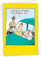 NobleWorks Funny Anniversary Card with Envelope, Cartoon Marriage Humor for Spouse - Nagging Wife C6367ANG