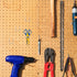 5pcs Heavy Duty Metal Pegboard Hooks with Cup Holder, Industrial-Grade Garage and Workshop Pegboard Accessories
