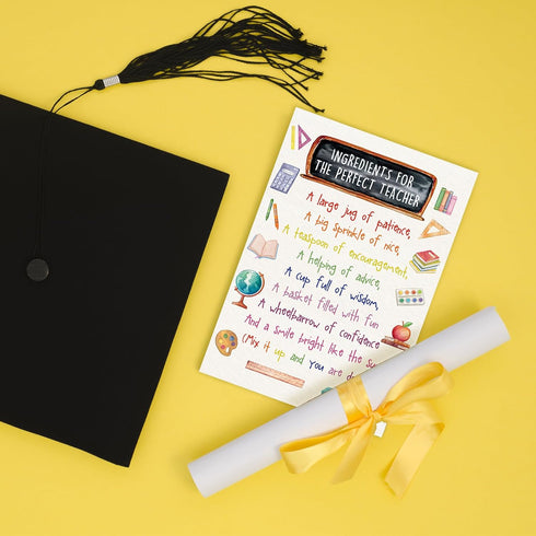 Beixian Heartfelt Teacher Appreciation Card - Perfect Thank You Gift for Educators