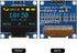 AITRIP 5PCS 0.96 Inch OLED Display Screen Module Compact Self-Luminous Mini Screens for Arduino Projects(Blue