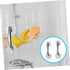 2 POPETPOP Pcs Suction Cup Door Handles for Seniors Portable Plastic Grab Bars for Glass Shower ADA Compliant