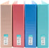 Yoobi 2 Inch Binder Set, 3-Ring Binders with 2 Pockets, 4 Pack, Holds up to 500 Sheets, Perfect for School or Office