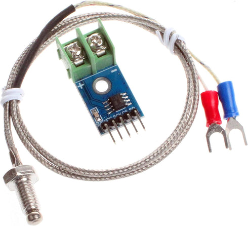 NOYITO MAX6675 Module K-Type Thermocouple Temperature Sensor Set, M6 Screw, Test Range 0?-1024?