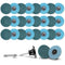 Linkiblock 25Pcs 3 inch Fine Abrasive Nylon Surface Conditioning Quick Change Sanding Discs