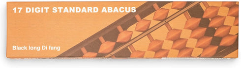 Digital Standard Abacus - 25.4 cm - Professional 17-Column Soroban Calculator (Functional and Educational Tool)
