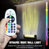 ycponggon 12W 16 10.2"*1.6" RGBW Water Ripple Wall Light Colors, Remote Control, Water Wave Projection Wall Light