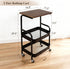 Gmrithaf 3 Tier Rolling Cart, Utility Carts with Wheels, Heavy Duty Metal Storage Organizer Cart for Art, Book, Snack