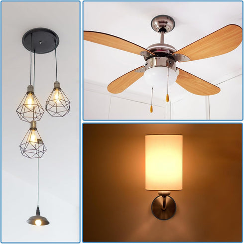 4" Inch 6 6.7-inch, 4.25-inch, PATIKIL Goof Rings for Recessed Can Lighting Down Light, Pcs Metal Goof Trim Rings