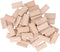 50Pcs Beech Wood Stopper Insertion Dowel Block, 10x24x50MM for Woodworking Furniture Splicing Tool