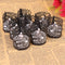 50 Pack Flameless Tea Light Candle Holder Set for LED Tealight Candles (Not Included), Black