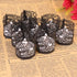 50 Pack Flameless Tea Light Candle Holder Set for LED Tealight Candles (Not Included), Black