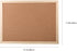 NUOBESTY Cork Board 30x40cm Dual Sided Bulletin Board, Wall-Mounted Presentation Message Pin Board for Office Home