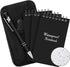 Eaasty 5 Pcs Waterproof Tactical Notebook, 3 x 5 Inch Pocket Notebook with Metal Weatherproof Pen for Outdoor Activities