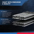 NEIKO 10224A 32 Piece Extra Long Security Bit Set, 1/4" S2 Steel 6” Long Torx, Tamper Proof, PoziDriv, Spanner, Tri-Wing