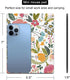 Small Mouse Pad Cute, Mini Mouse Pads for Wireless Mouse and Laptop, Travel Mousepads with Designs - Abstract Floral, Portable Mousepad with Non-slip Rubber Base - 5.5 x 7 Inch by Cyanbone