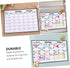 NUOBESTY Magnetic Whiteboard Message Board, Rewritable Poster Board, Magnetic Dry Erase Calendar for Fridge