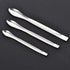 uxcell Micro Scoop, Stainless Steel Reagent Sampling Lab Spoon Spatulas, 3in1, 105/125/140mm, 3Pcs