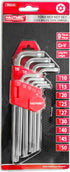 HAUTMEC 9-Piece Star Wrench Set, L Shape Metric Allen Wrench Set for Tamper Resistant Fasteners