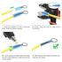 Sanuke 50pcs 16-14 AWG Blue Heat Shrink Ring Terminals, Waterproof Insulated Tinned Copper Wire Connectors