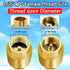 Boltigen 2PCS Solid Brass Spring Check Valve, 1/2 Inch NPT Female Thread Non Return One Way Horizontal Check Valve, Vertical In-Line Water Check Valve for Well, Pump, Tank, Backflow Preventer