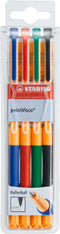 STABILO Point Visco, Wallet of 4, Multicolor, 000 (1099/4)