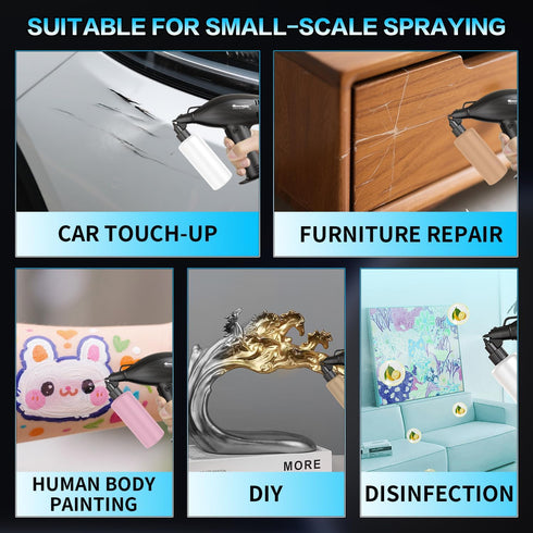 DIY(4 Lionbow pistola Paint Sprayer Gun electrica Handheld Electric Paint Spray Gun High-Power Equipment Portable