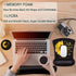 Keyboard Wrist Rest and Mouse Pad Support Set, Bible Verse Philippians 4:13 Sunflower Ergonomic Gel Mouse Pad, Easy