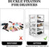 Drawer Storage Plastic Drawers Organizer: 5-layer Office Desk Organizer with Drawers, Small Plastic Drawers Organizer
