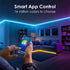 50ft Setup, hyrion USB-Powered RGB LED Strip Lights, Music Sync & Sound-Reactive Color Changing Lights for Bedroom, TV