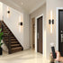 1Pack, Dimmable 22 Inch 3000K-6000K Battery Operated Wall Sconce Black Rechargeable Wall Lights with Remote Control